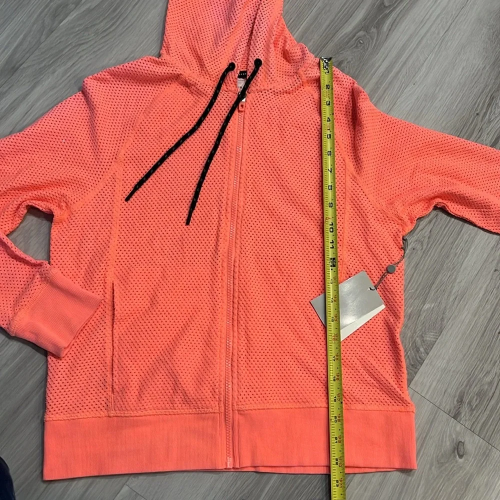 DKNY Coral Mesh‎ Zip-Up Hoodie - Picture 11 of 12